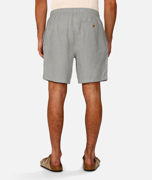 INDUSTRIE THE MARINA LINEN SHORT AEGEAN