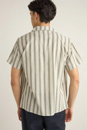 RHYTHM VACATION STRIPE SHIRT FERN