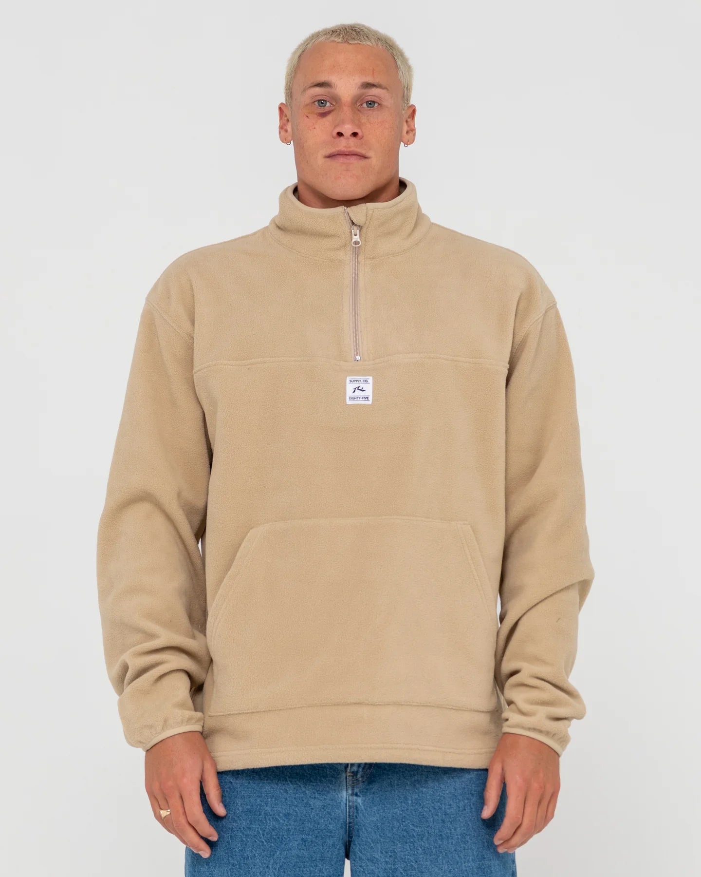 RUSTY CORE DIVISION POLAR FLEECE QUARTER ZIP