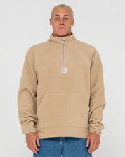 RUSTY CORE DIVISION POLAR FLEECE QUARTER ZIP