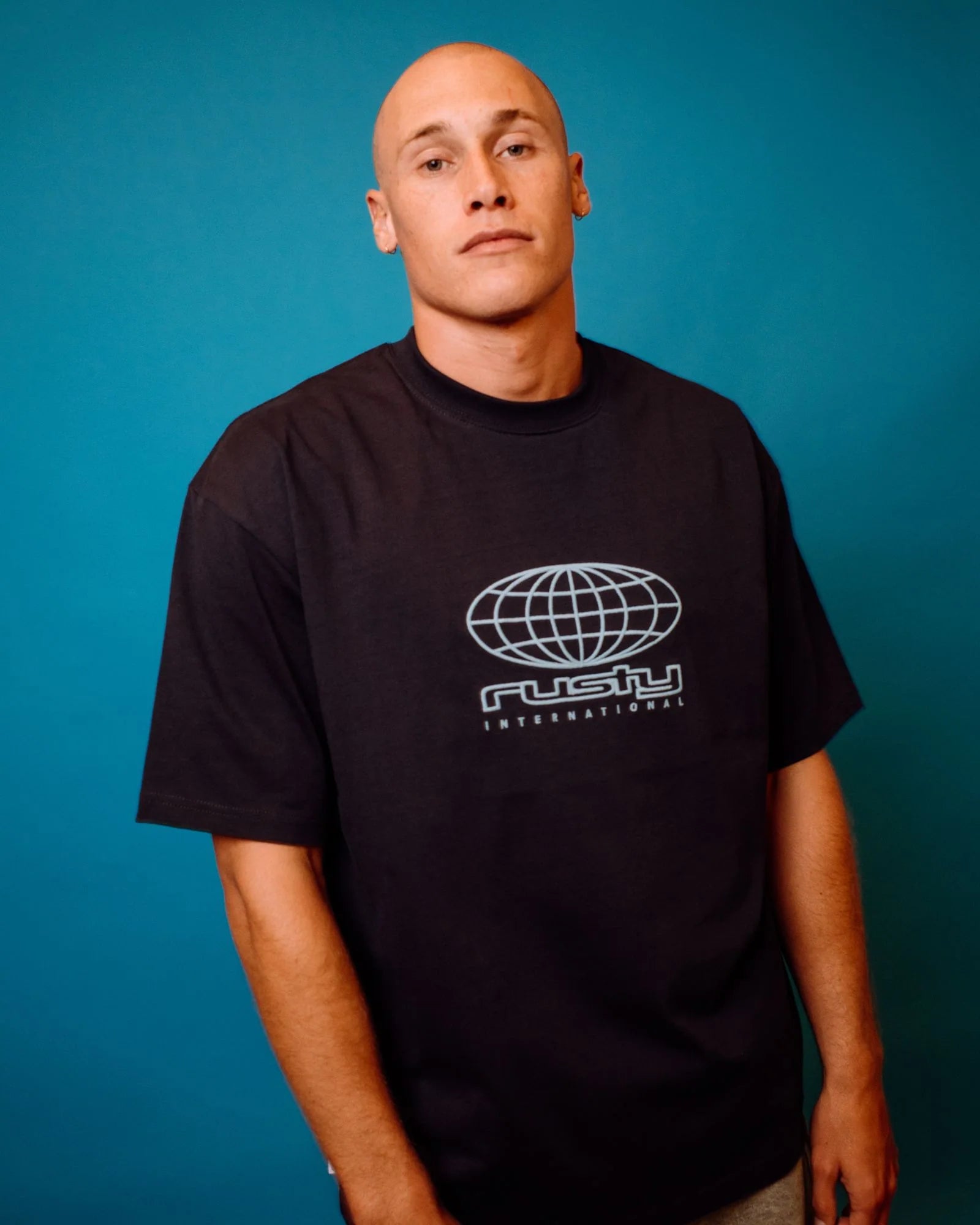 RUSTY INTERNAZIONALE SHORT SLEEVE HEAVY TEE