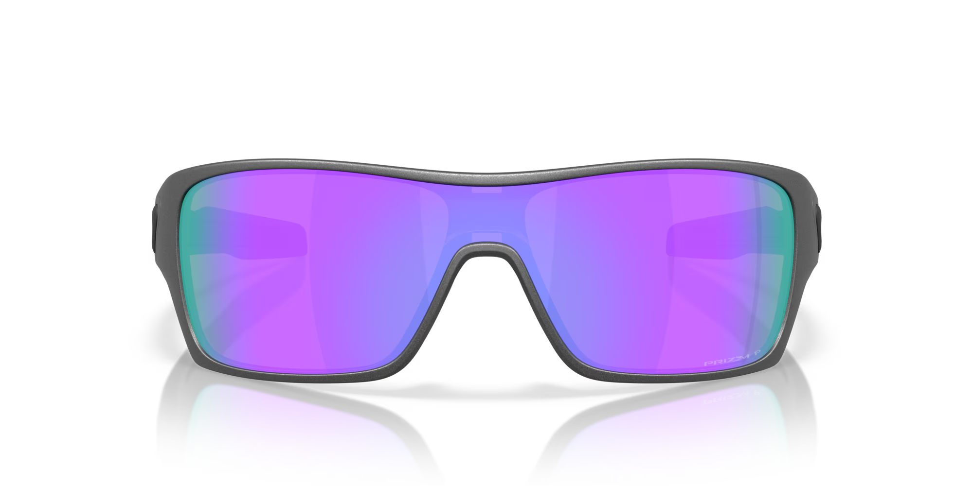 OAKLEY TURBINE ROTOR MATTE STEEL W/PRIZM VIOLET POLAR