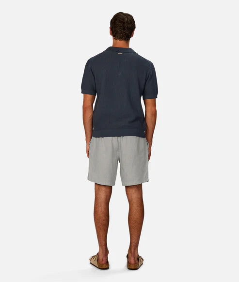 INDUSTRIE THE MARINA LINEN SHORT AEGEAN