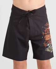 THE MAD HUEYS KRAKEN CAPTAIN YOUTH BOARDSHORT