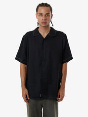 THRILLS HEMP MINIMAL THRILLS CONTRAST STITCH BOWLING SHIRT