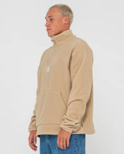 RUSTY CORE DIVISION POLAR FLEECE QUARTER ZIP