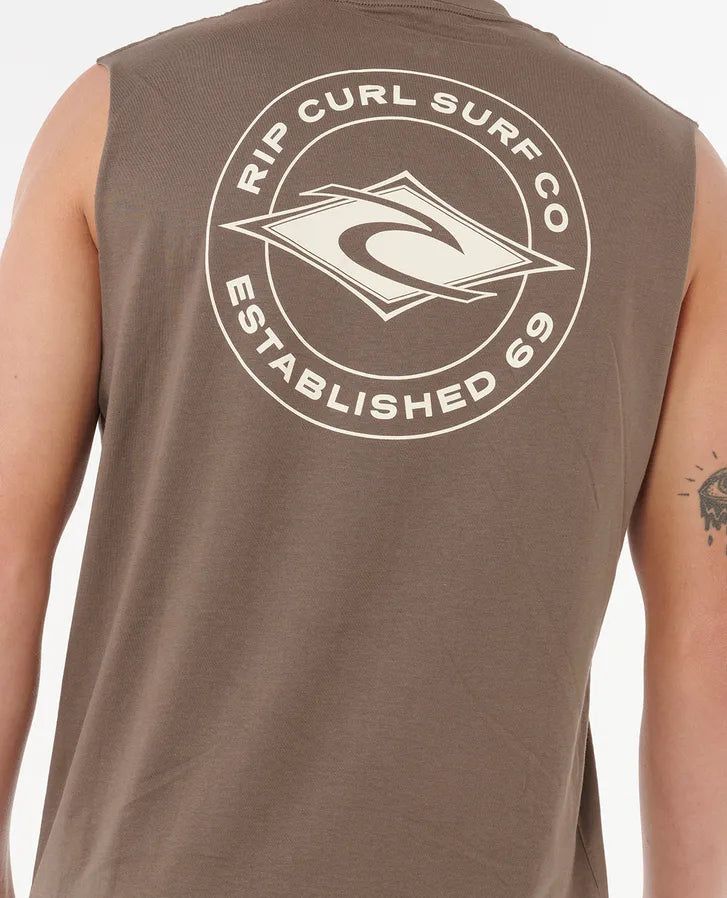 RIP CURL STAPLE MUSCLE - ROCK