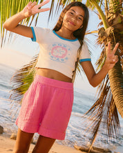 ROXY MILKY SHELL SHORTS