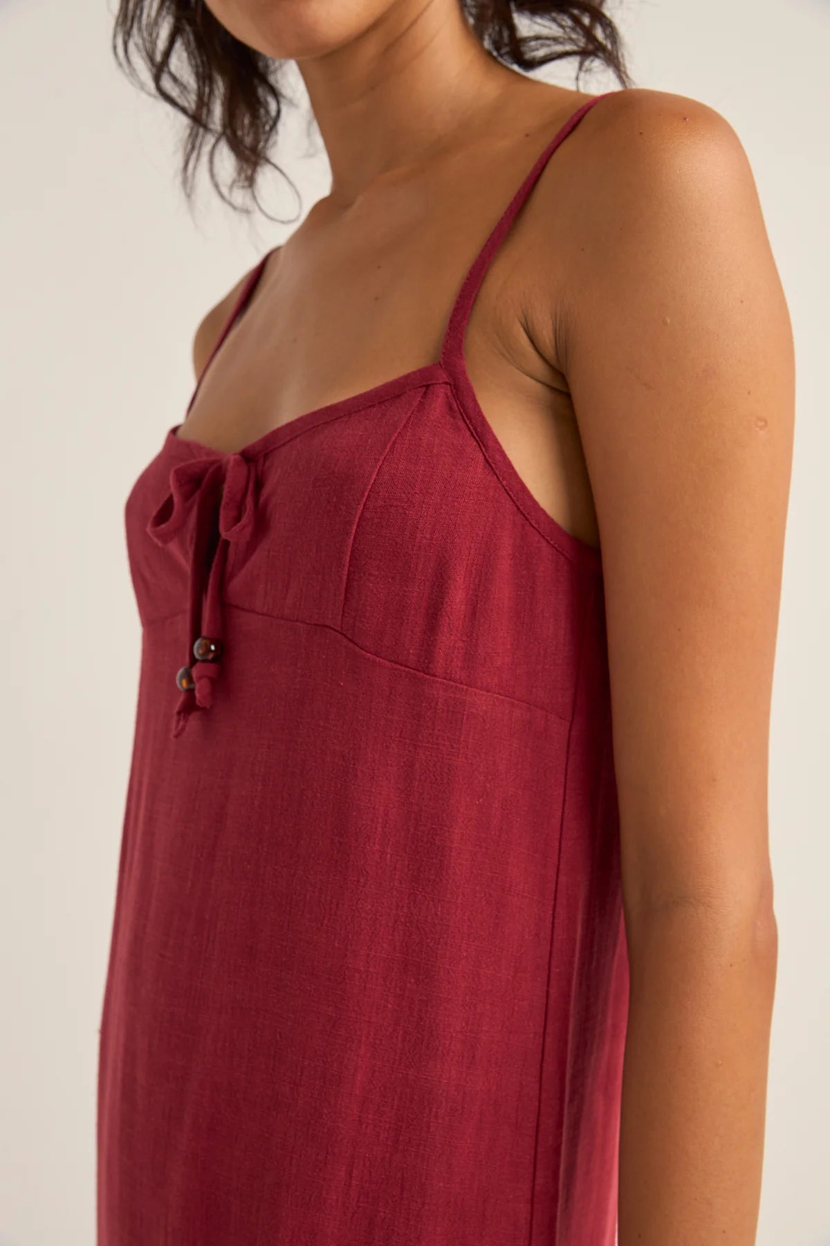 RHYTHM SEACOAST KEYHOLE SLIP DRESS