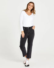 SASS MAVOURNE STRAIGHT LEG JEANS