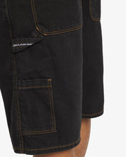 BILLABONG BAD DOG WORKWEAR SHORT - WASHED BLACK