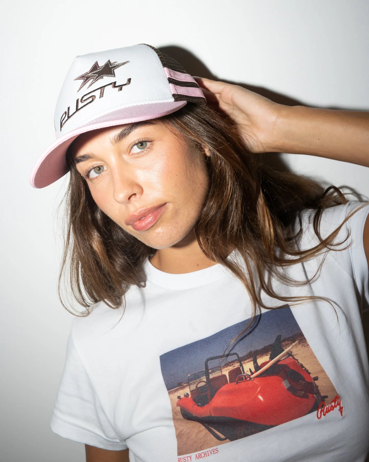 RUSTY SUPER STAR TRUCKER CAP