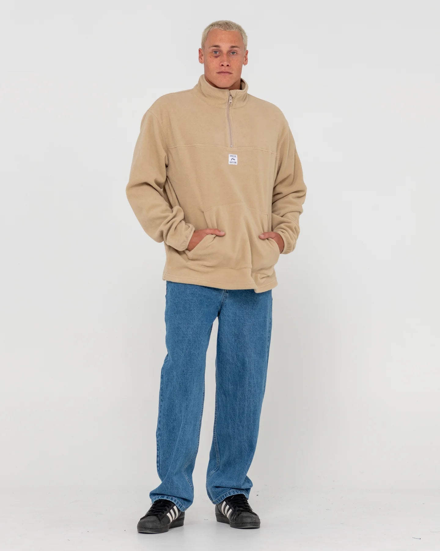 RUSTY CORE DIVISION POLAR FLEECE QUARTER ZIP