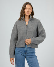 AAE BRIDIE KNIT ZIP THROUGH