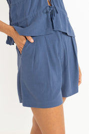 RHYTHM OCEAN SHORT - STEEL BLUE