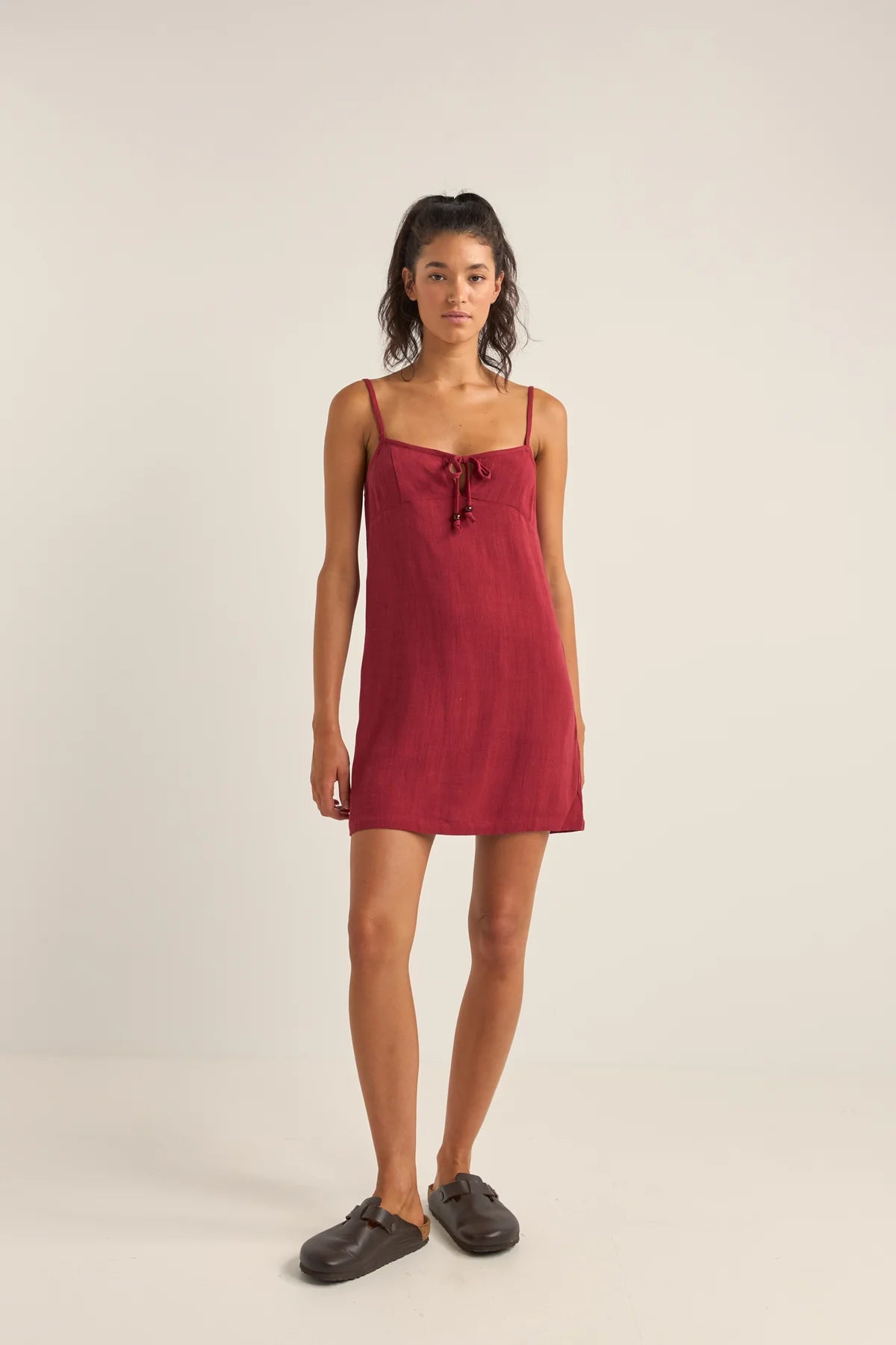 RHYTHM SEACOAST KEYHOLE SLIP DRESS