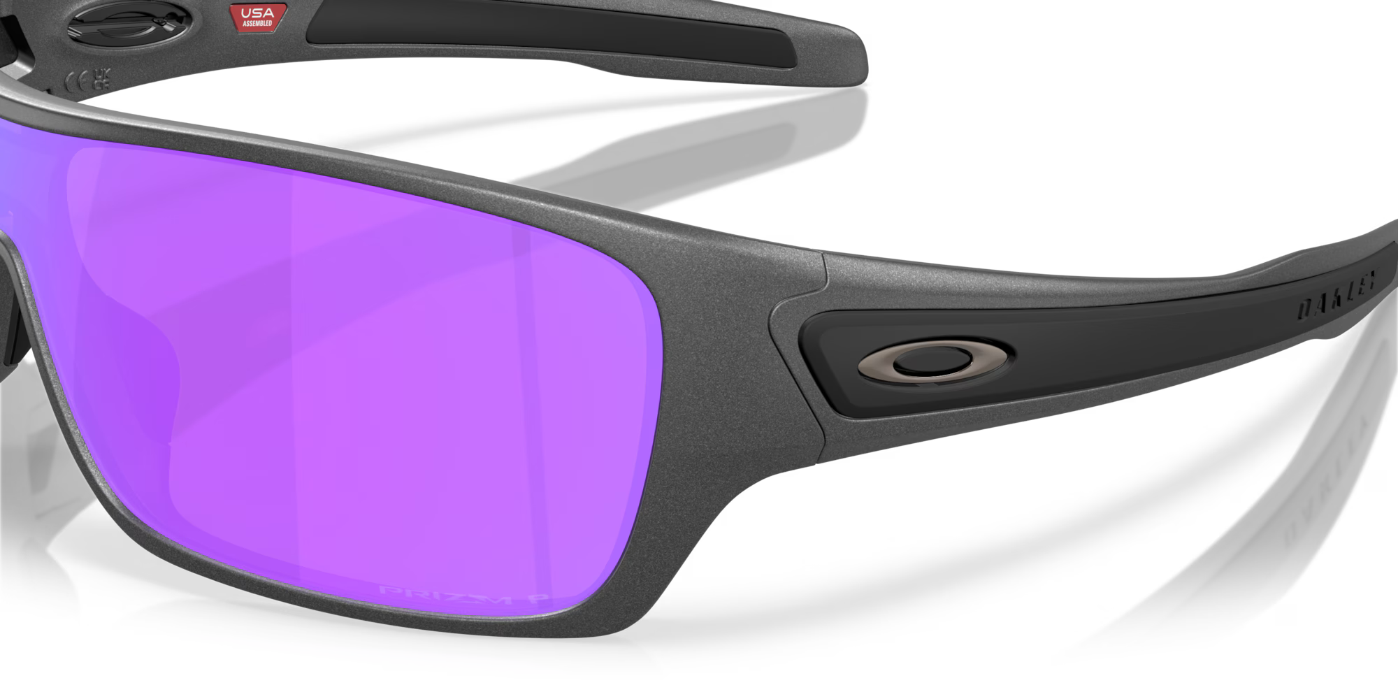 OAKLEY TURBINE ROTOR MATTE STEEL W/PRIZM VIOLET POLAR