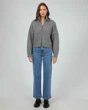 AAE BRIDIE KNIT ZIP THROUGH