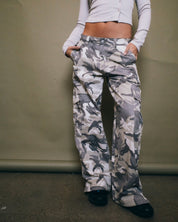 RUSTY CAMO-MILE LOWRISE CARGO PANT