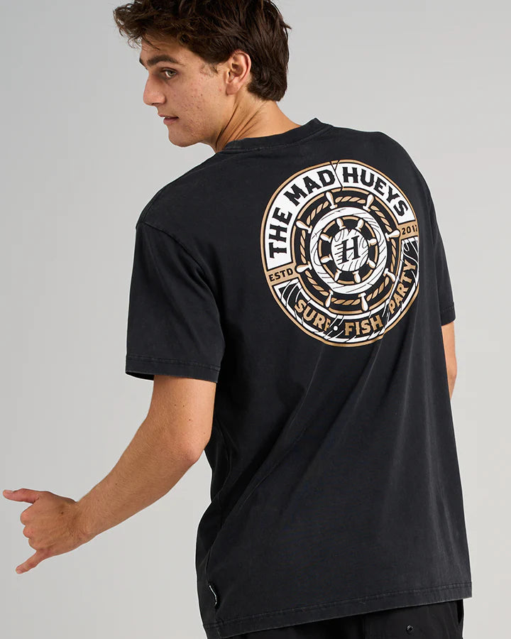 HUEYS SHIP WHEEL TEE