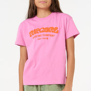 SURF PUFF RELAXED TEE GIRL PINK