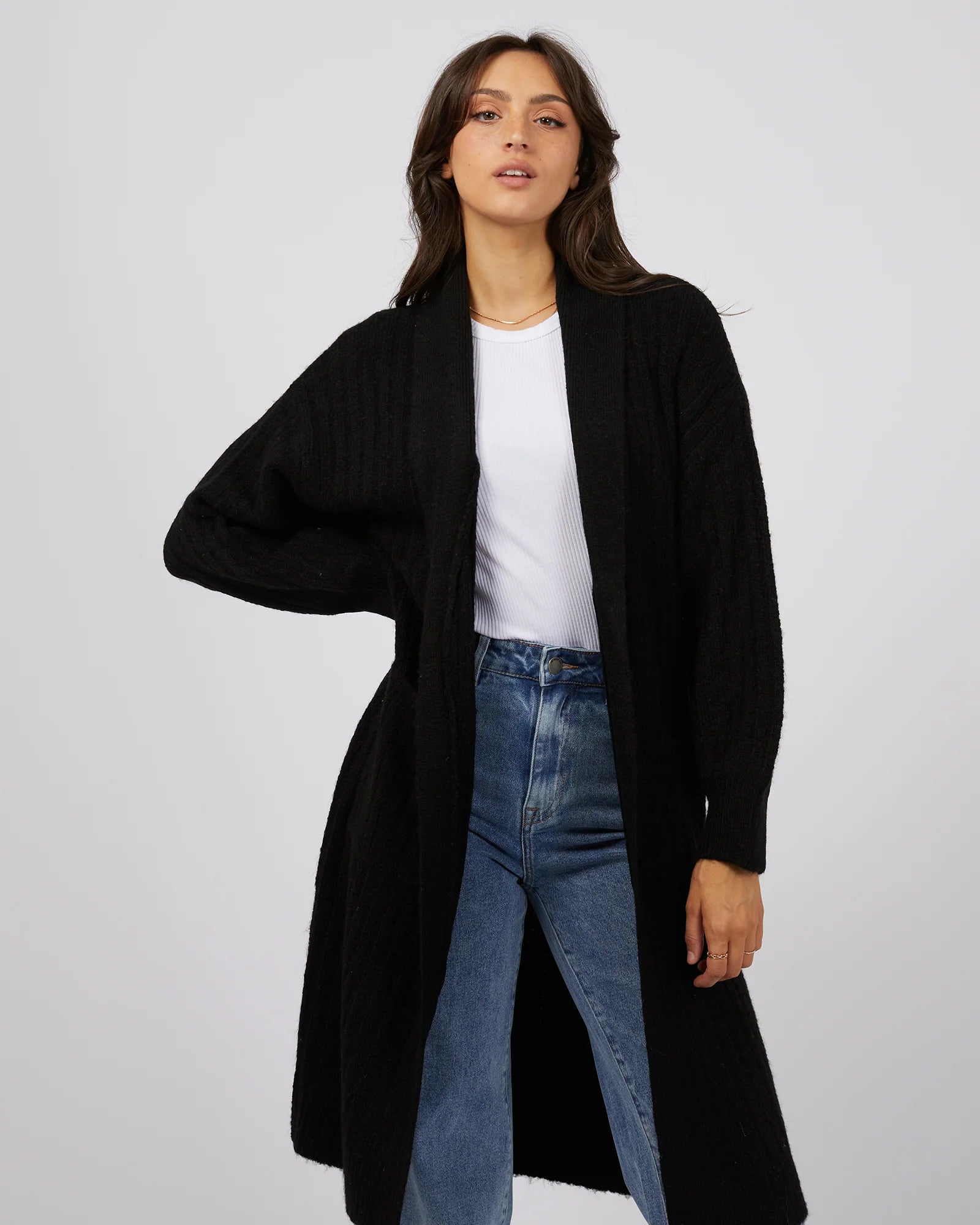 AAE SERENA LONG LINE CARDI