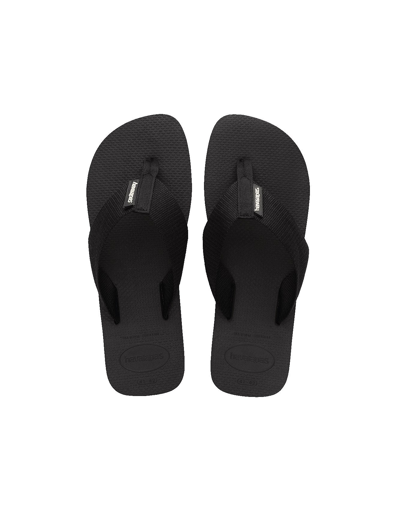 HAVAIANAS URBAN BASIC MATERIAL BLACK MALE