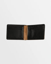 BILLABONG DIMENSION WALLET - BLACK/TAN