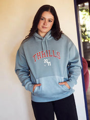 THRILLS STADIUM FLEECE HOOD - SMOG
