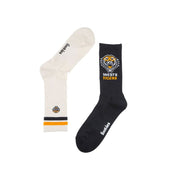 NRL WESTS TIGERS RETRO SNEAKER SOCK 2 PACK