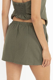 RHYTHM LOUISE CHECK SKORT