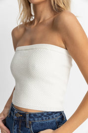 RHYTHM SPIRIT STRAPLESS KNIT TOP