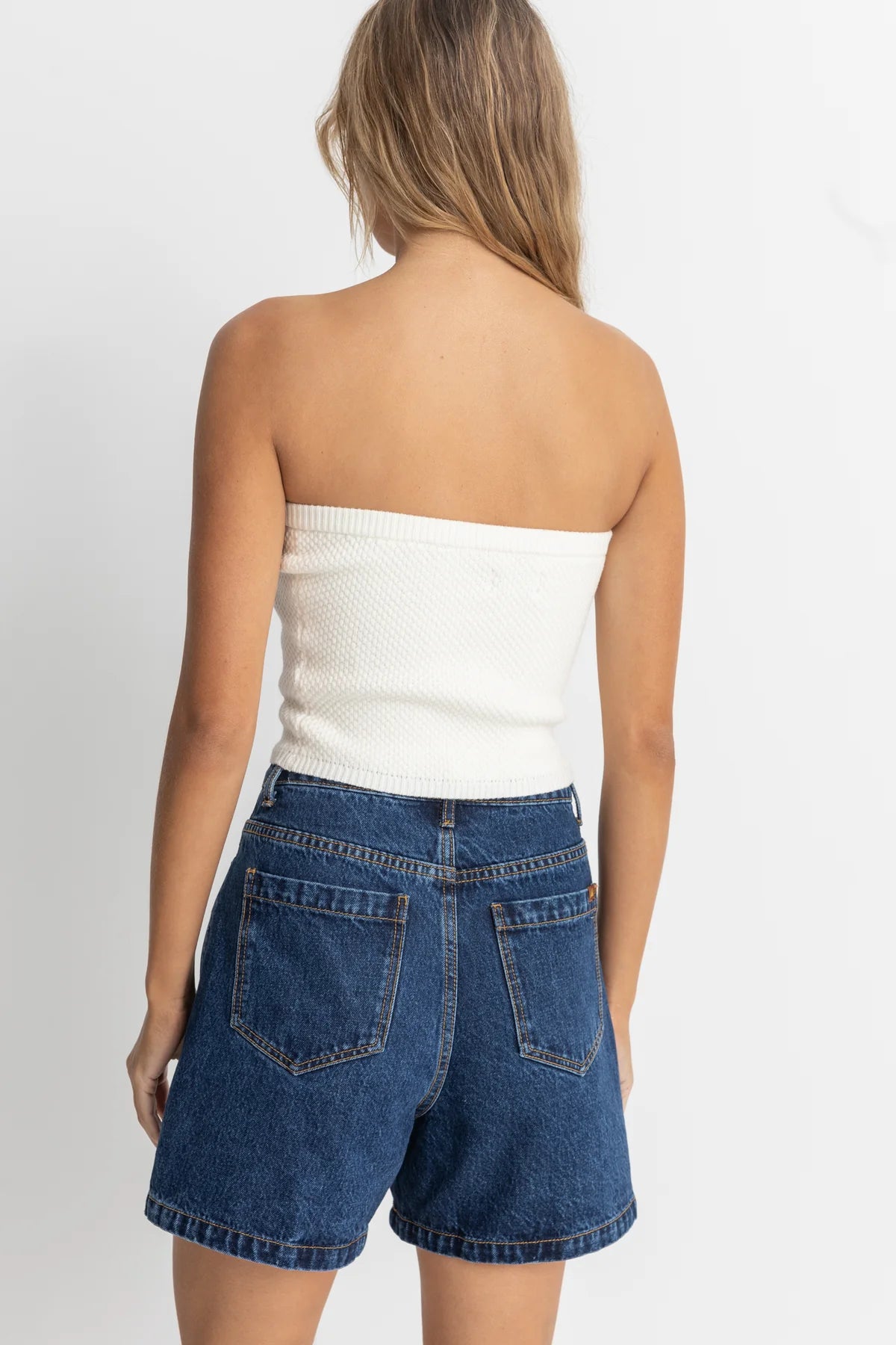 RHYTHM SPIRIT STRAPLESS KNIT TOP