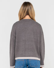 RUSTY RIDER RELAXED CREW NECK KNIT
