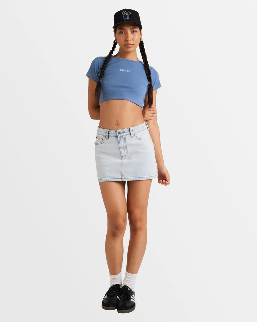 RVCA DENIM MINI SKIRT