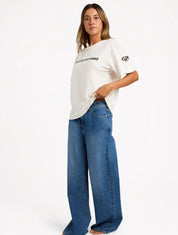 ROXY BACKSLIDER WOMENS DENIM PANTS BLUE SURF BEACH SHORTS