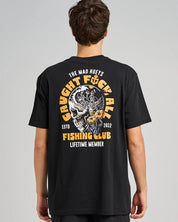 MAD HUEYS TROPIC CAUGHT FK ALL TEE BLACK