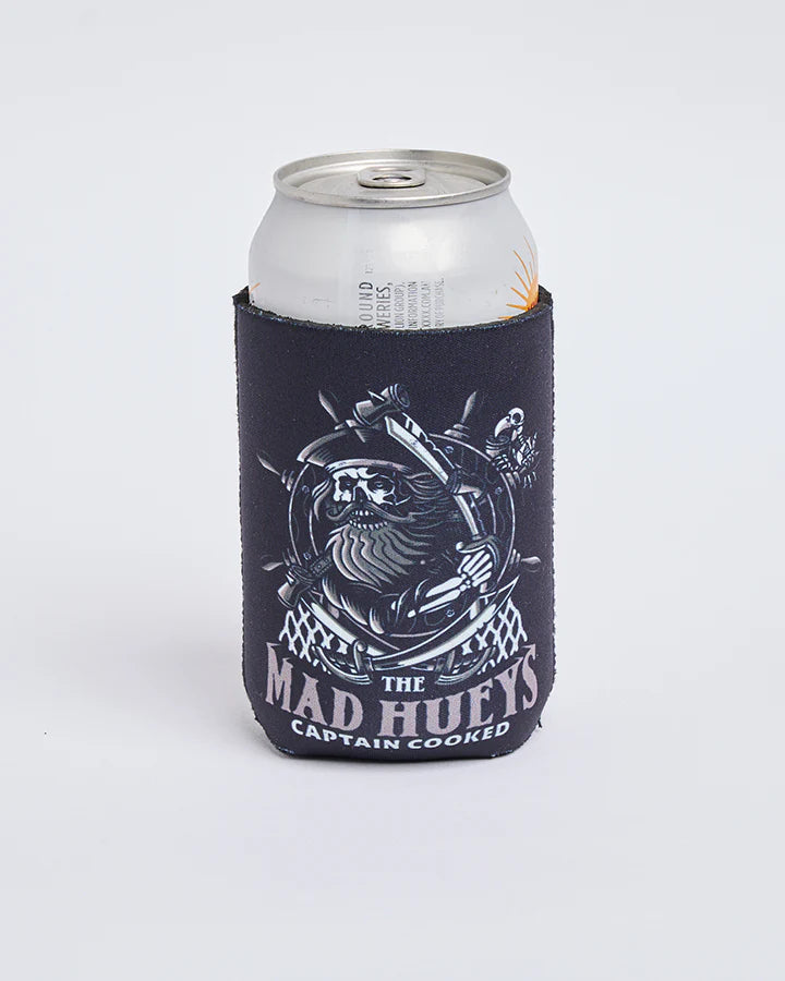 HUEYS CAPTAIN SHIP FACED STUBBY COOLER