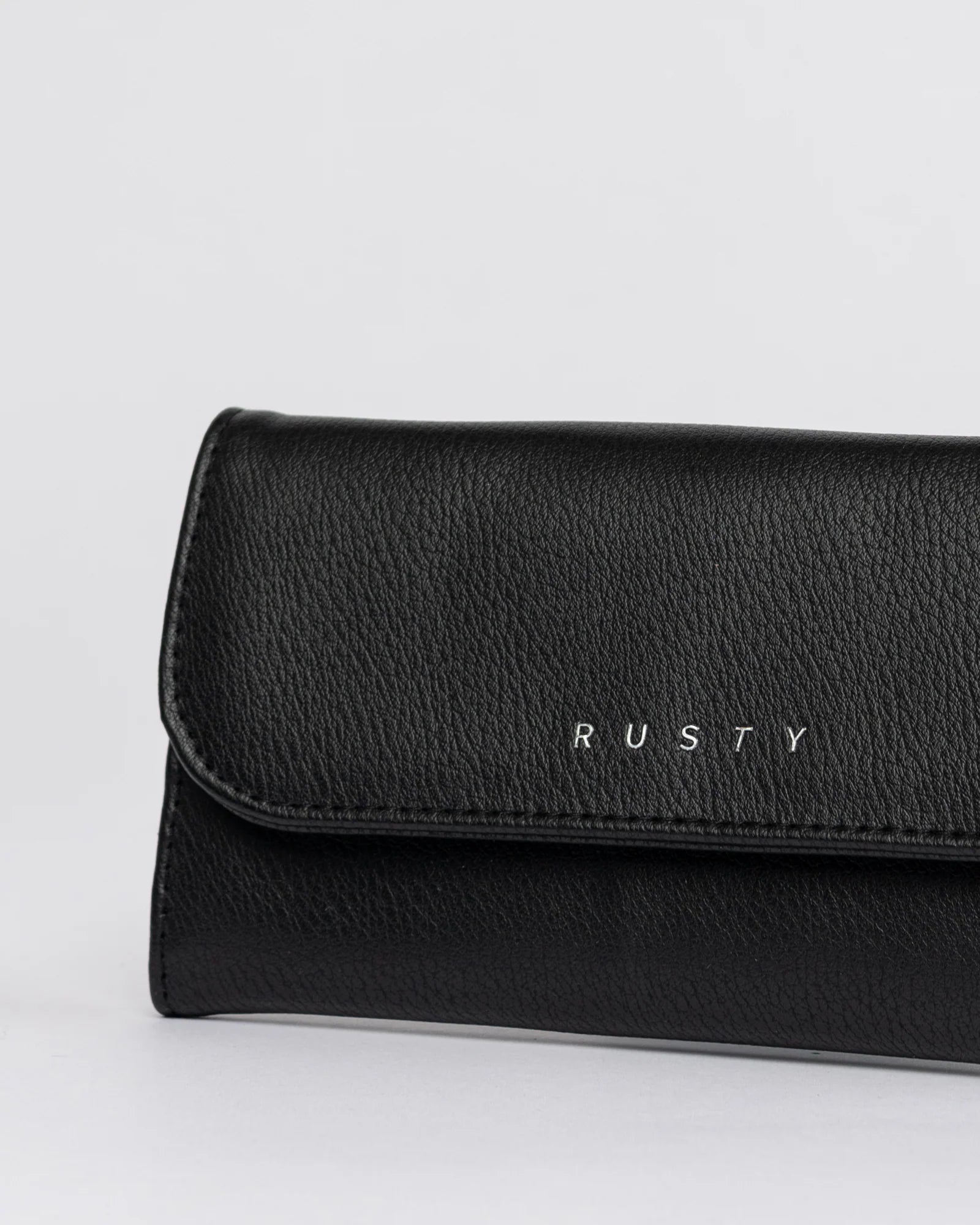 RUSTY BELLA FLAP WALLET BLACK