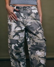 RUSTY CAMO-MILE LOWRISE CARGO PANT