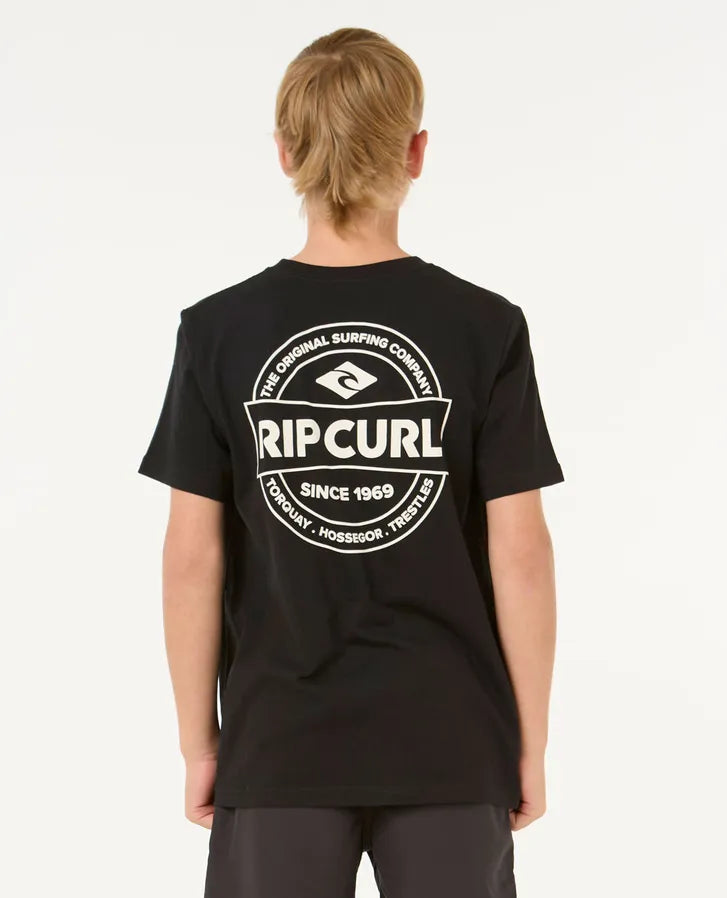 RIP CURL STAPLE TEE-BOY