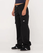 RUSTY CADE LOW STRAIGHT CANVAS CARGO PANT