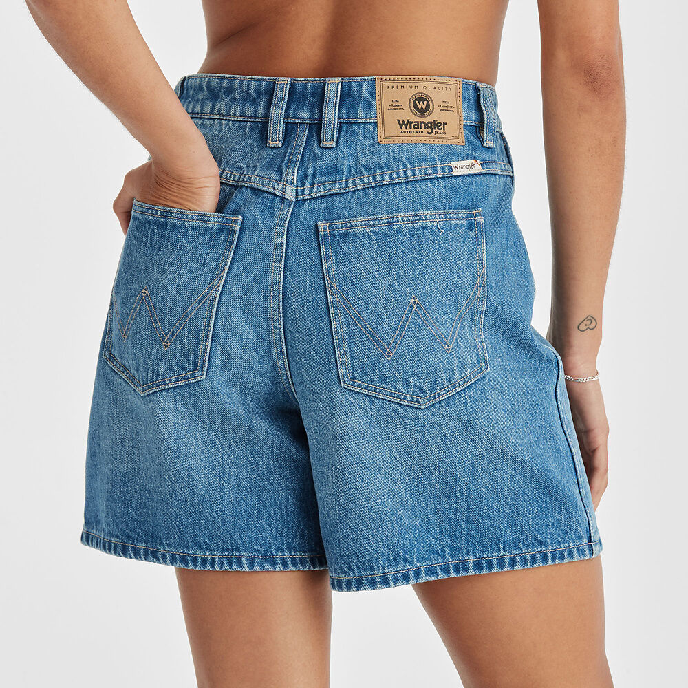 WRANGLER HIGH A-LINE SHORTS MEMPHIS NIGHTS