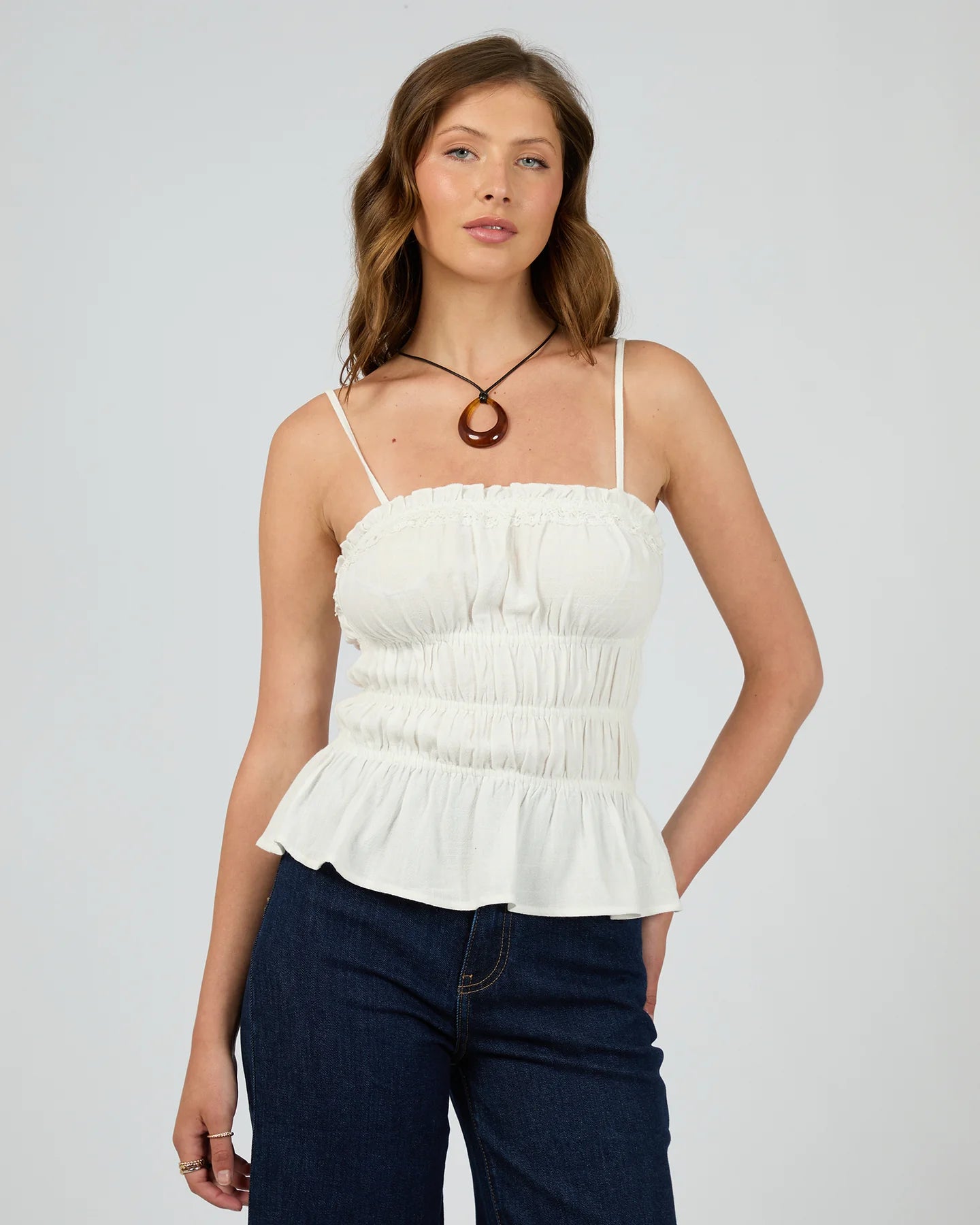 AAE TOLEDO TOP VINTAGE WHITE