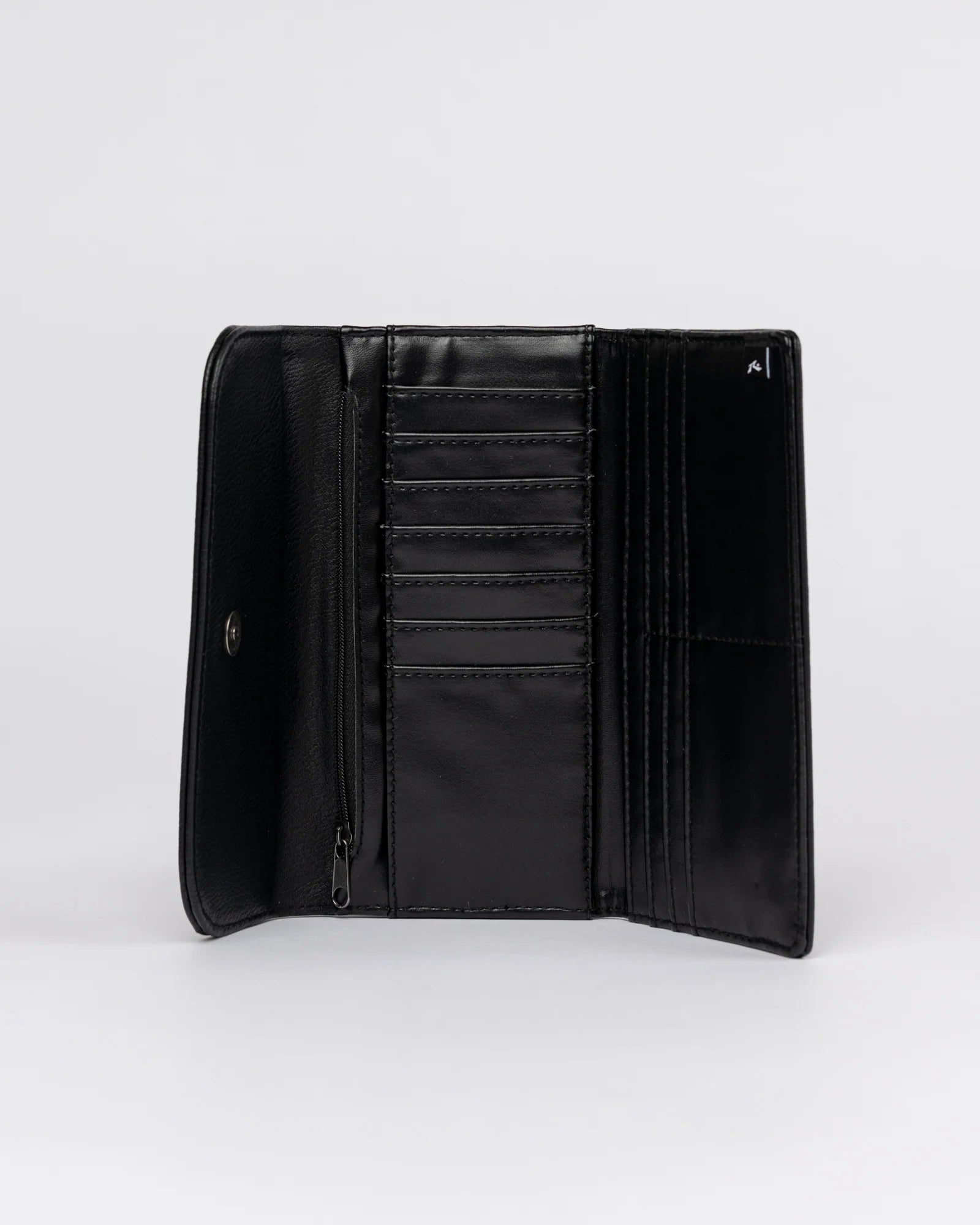 RUSTY BELLA FLAP WALLET BLACK