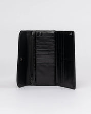 RUSTY BELLA FLAP WALLET BLACK