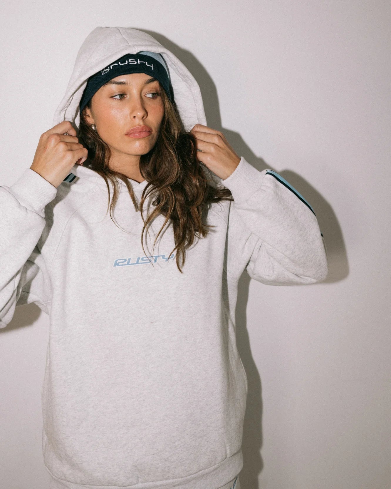 RUSTY FLIP MOMMY HOODED FLEECE