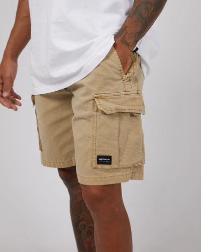 ST GOLIATH RIPSTOP CARGO SHORT SAND