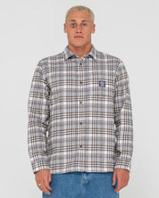 RUSTY BROOKS LONG SLEEVE CHECK SHIRT