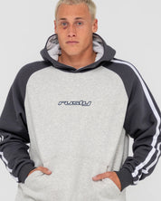 RUSTY DENNY RAGLAN HOODED FLEECE